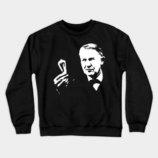 Thomas Edison Light Bulb Pop Art Crewneck Sweatshirt